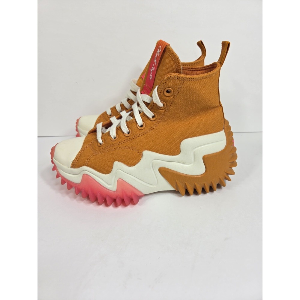 Converse Run Star Motion Hi Platform Desert Gradient Women Sz 6.5 Brown Pink